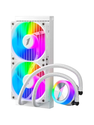 ������� �������� ���������� 1STPLAYER TS1 240 White / 2x120mm, ARGB, 250W TDP / TS1-240-WH