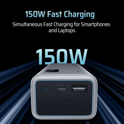 ������� ����������� CUKTECH 20000mAh PB200P 150W Type-C x2, USB-A x1