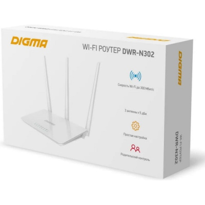 Wi-Fi ������ Digma DWR-N302, N300, �����
