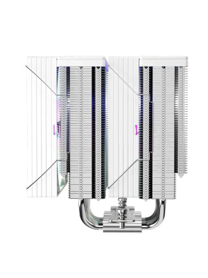 ����� 1STPLAYER CRYO CY12L-D White / 6HPx6mm, dual tower, 2x120mm ARGB fans, 750-1900 RPM, 57.6 CFM, 38.2 dBA / CY12L-D-WH