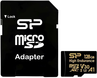 ���� ����� microSDXC 128GB Silicon Power SP128GBSTXDV3V1HSP Elite + adapter