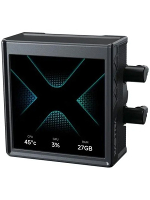 ������� �������� ���������� XASTRA Octant LC360FS ARGB BK Intel LGA LGA1851/1700/1200/115X/AM5/AM4 (4" LCD IPS screen,3x FS120 fans,TDP 315W, black) RET