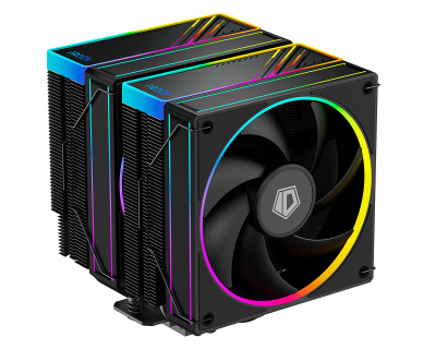 ����� ID-COOLING FROZN FROZN A620 ARGB LGA1700/1200/115X/AM5/AM4 (TDP 270W, PWM, ������, 6 ����.������ + ������ ����, ARGB FAN 120mm) RET
