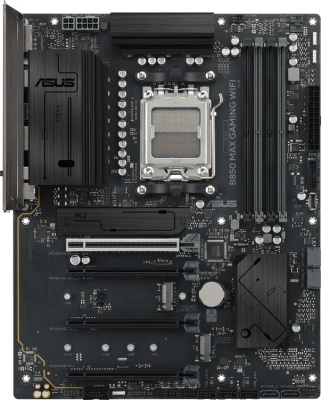 ����������� ����� ASUS B850 MAX GAMING WIFI, SocketAM5, AMD B850, ATX, Ret