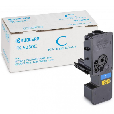 �������� �������� Kyocera 1T02R9CNL0 TK-5230C ������� (2200���.) ��� Kyocera P5021cdn/cdw M5521cdn/cdw