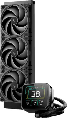 ������� �������� ���������� Deepcool Spartacus 420 Soc-AM5/AM4/1200/1700/1851 4-pin LCD Ret, ������ (R-SPT420-BKDSMP-G-1)