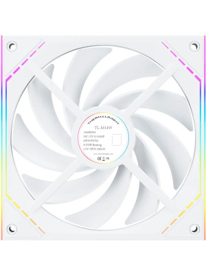 ����� ��� ������� Thermalright TL-M14W (140x144x25mm, 4-pin PWM, ARGB, 88.75CFM, 23.7dBA, 1500RPM, White)