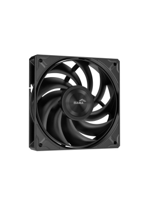 ����� ��� ���������� SAMA A40P (240W, 4-pin PWM, 152mm, 4x6mm, 1x120mm, 75.2CFM, 29dBA, 2200RPM, S: 1851/1700/1200/115X, AM5/AM4, black/silver)