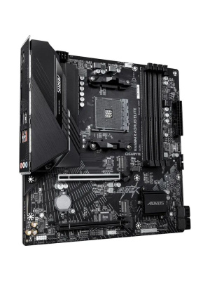 ����������� ����� Gigabyte B550M X A ELITE Soc-AM4 AMD B550 4xDDR4 mATX AC`97 8ch(7.1) 2.5Gg RAID+HDMI+DP