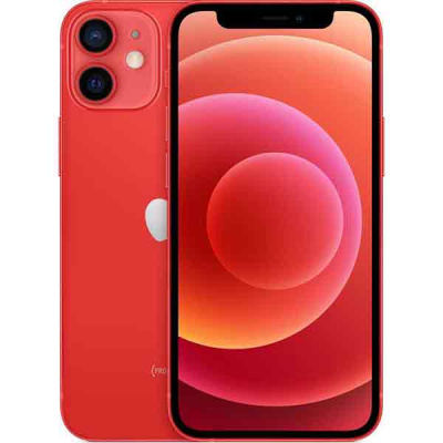  Apple MGEC3RU/A iPhone 12 mini 256Gb (PRODUCT)RED  3G 4G 1Sim 5.4" 1080x2340 iPhone iOS 14 12Mpix 802.11ax NFC GPS GSM900/1800 GSM1900 TouchSc Ptotect