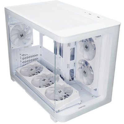 ������ XASTRA QR500M 6ARGB-FC-C6-UC White mATX/Aquarium/ 2 Curve Glass /1x360mm+1x240mm+1x120mm ARGB PWM FM fans/ Argb+PWM HUB 6port /Type-C/ QR500M-1FA36A-1FA24A-1FC12A-C6-UC-WH