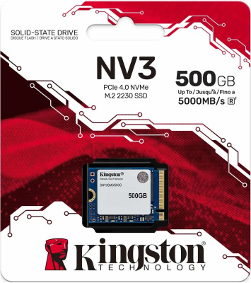 ���������� SSD Kingston PCIe 4.0 x4 500GB SNV3SM3/500G NV3 M.2 2230