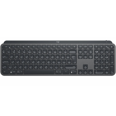  Logitech Wireless  MX Keys Advanced Illuminated Keyboard Graphite (920-009417)