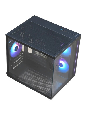 ������ DEFENDER NovaCube MINITOWER Micro-ATX Mini-ITX W/O PSU 3x12cm ARGB Fan 2�USB1.1+3.0 3.5jack ������ c �����