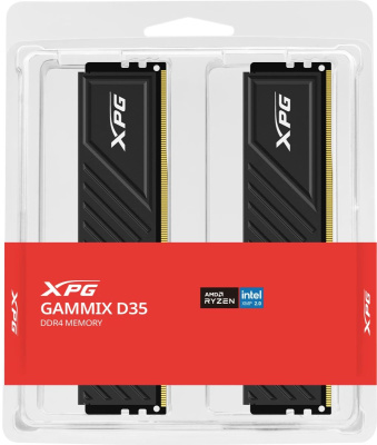 ����������� ������ ADATA 32Gb XPG GAMMIX D35 DDR4 3200MHz (AX4U320016G16A-DTBKD35) (2x16Gb KIT)