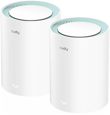 ��������� Mesh ������ CUDY M1300(2-Pack), Wi-Fi 5, AC1200, 2.4/5���, �����