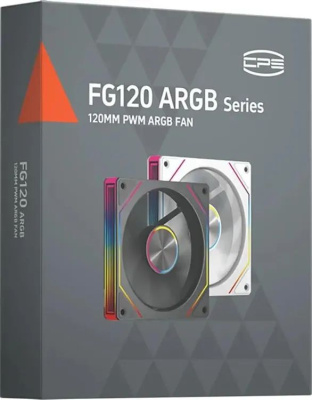 ���������� ��� ������� PcCooler FG120R Reverse ARGB 120�120x25 ������ 4-pin 28.4�� (FG120R ARGB BK)