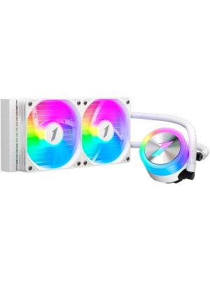 ������� �������� ���������� 1STPLAYER TS1 240 White / 2x120mm, ARGB, 250W TDP / TS1-240-WH