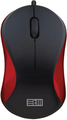 ���� ��������� USB STM 104CR ������-������� STM USB WIRED MOUSE STM 104CR black/ red