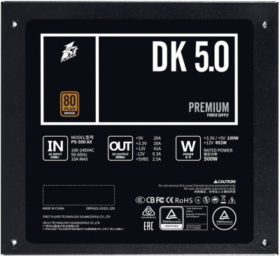 ���� ������� 500W 1STPLAYER DK PREMIUM PS-500AX