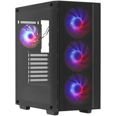 ������ MidiTower Deepcool MATREXX 55 MESH V4 Black ATX, ARGB, ��� ��, 2xUSB3.2 Type-A R-MATREXX55-BKAGA4-G-4