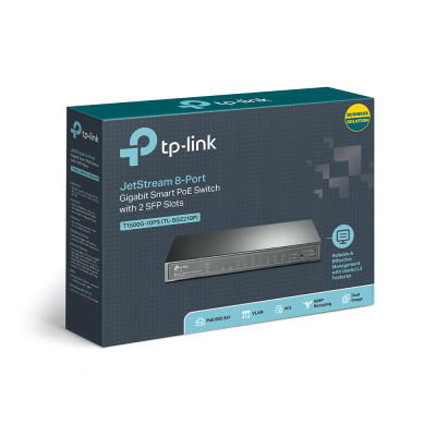 8-   Smart PoE  2  SFP Tp-link TL-SG2210P