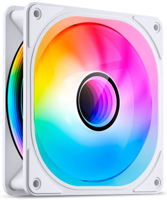 ����� ��� �������/ Case Cooler FR-606WR Reverse (120x120x25mm, 4-pin PWM, ARGB, 35.99CFM, 26.5dBA, 1500RPM, White)