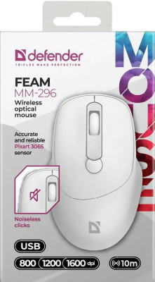 ����� WRL OPTICAL FEAM MM-296 WHITE 52297 DEFENDER