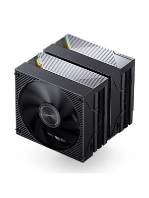 ����� JONSBO CA90 Black LGA1851/1700/1200/115X/AM5/AM4 (TDP 270W, PWM, 130mm Black Fan + 120mm Black Fan, 6 �������� ������, ������ ����, 4-pin) Retail