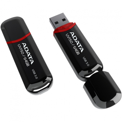 USB ������ ADATA UV150 64Gb black USB 3.0