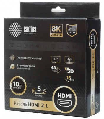  - Cactus CS-HDMI.2-3 HDMI (m)/HDMI (m) 3.   