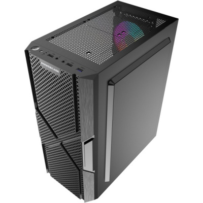 ������ Powercase Mistral T4B ������ , TEMPERED GLASS, LED 4x120mm CMITB-L4