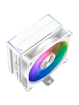 ����� ��� ���������� SAMA A40L WH (240W, 4-pin PWM, 152mm, 4x6mm, ARGB, 1x120mm, 75.2CFM, 29dBA, 2200RPM, S: 1851/1700/1200/115X, AM5/AM4, whit�)