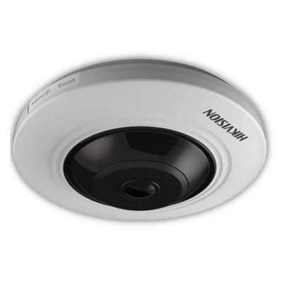 DS-2CD2955FWD-I (1.05��) Hikvision 5�� fisheye IP-������ c EXIR-���������� �� 8�1/2.5" Progressive Scan CMOS; fisheye �������� 1.05��; ���� ������ �� ���.:180�, �� ����.:180�; ������������ ��-������;