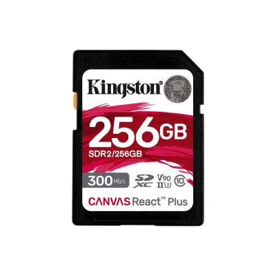 ���� ����� SDXC 256Gb Class10 Kingston SDR2/256GB Canvas React Plus w/o adapter