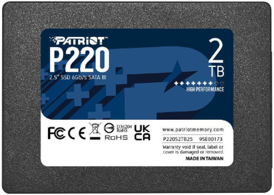 ���������� SSD 2Tb Patriot P220 P220S2TB25 SATA III 2.5"