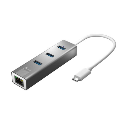  j5create JCH474 USB-C  3 USB Type-A 3.0  Ethernet 