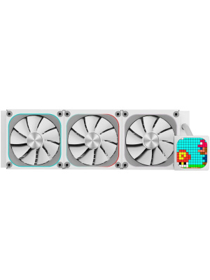 ������� �������� ���������� XASTRA LZ360 ARGB WH Intel LGA1851/1700/1200/115X/AM5/AM4 ( 3x120mm ARGB Dot-matrix fan and PUMP, HUB Controller,white) RET