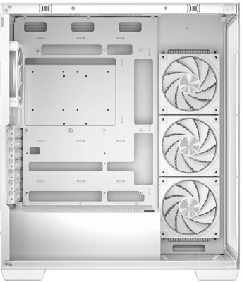 ������ DeepCool CG580 4F V2 White ��� ��, ������� ���� (��������), 4x120mm ARGB PWM �����������, �����, ATX (R-CG580-WHADA4-G-2)