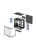 ������ Deepcool CG590U 5F, TG (aquarium), 5x120mm ARGB Fan, mini-ITX, mATX, ATX, ������