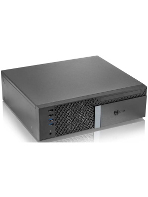 ������ ��� �� FoxLine FL-1001-TFX300S-U32C mATX case, black w/PSU TFX 300W, w/2xUSB2.0+2xUSB3.0+1xType-C (USB2.0),w/1xcombo audio, w/pwr cord, w/ 8cm FAN