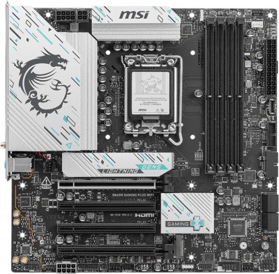 ����������� ����� MSI B860M GAMING PLUS WIFI, Socket-1851, Intel B860, mATX, Ret