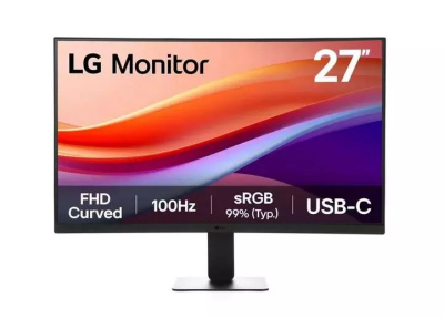 ������� LG 27" 27U421A-B FHD VA LED 5ms 100Hz, 1500R ������ (27U421A-B.ARUQ)