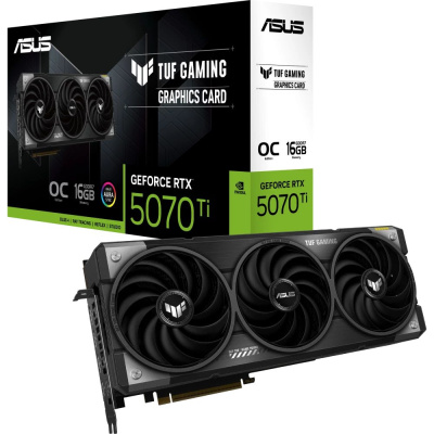 ���������� Asus NVIDIA GeForce RTX 5070 Ti TUF Gaming OC GDDR7 16GB, TUF-RTX5070TI-O16G-GAMING 90YV0MD0-M0NA00