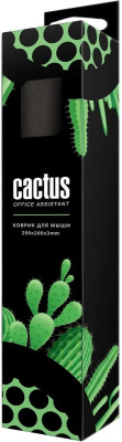������ ��� ���� Cactus Black Mesh 250x200x3�� (CS-MP�-D02S)