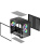 ������ Ocypus Iota C50 BK Curve ARGB Digital, MATX, Type-C*1, USB3.0*2, REAR 1x120mm ARGB, MB SIDE 2x120mm ARGB