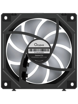�������� ������������ (3 ��) Ocypus Gamma F12 UNI BK ARGB REVERSE BLADE 3 IN 1, 3x120x120x25mm, 4-PIN PWM, 800-1800 RPM, 31 DBA MAX, HYDRO BEARING