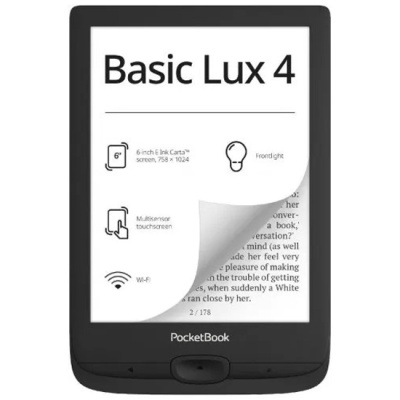 ����� ����������� PocketBook 618 Basic Lux 4 Ink Black (PB618-P-WW)