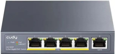 ���������� Cudy GS1005P (L2) 5x1����/� 5PoE 60W �������������