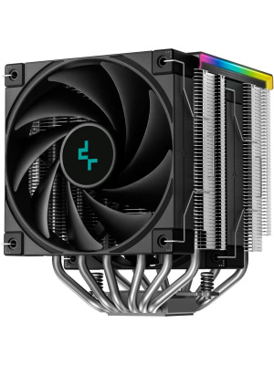 ����� DEEPCOOL AK620 DIGITAL SE LGA1851/1700/1200/115X/AM5/AM4 (TDP 260W, PWM, DUAL Fan 120mm, 6 ����. ������, ARGB, ������) RET